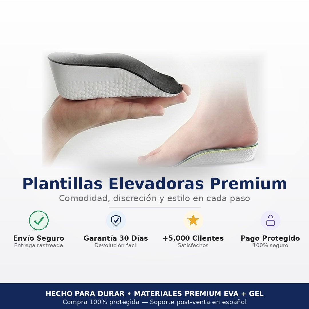 PLANTILLA AUMENTA ALTURA - CRECE AL INSTANTE!
